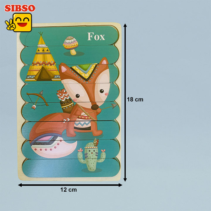 Ghép hình que kem 2 mặt C006 - Đồ Chơi Trí Tuệ