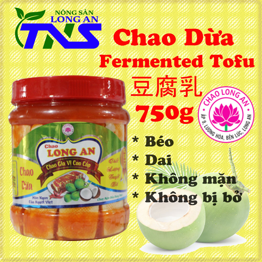 Chao Dừa Long An size đại 750g