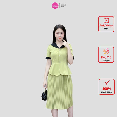 Set kí giả dập ly phối cổ bèo Eva Lover