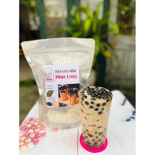 Sét trà sữa trân châu đường đen thương hiệu Phúc Long,GongCha.6-8 ly