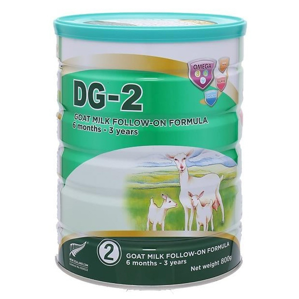 Combo 5 lon sữa Dê DG2 800gr