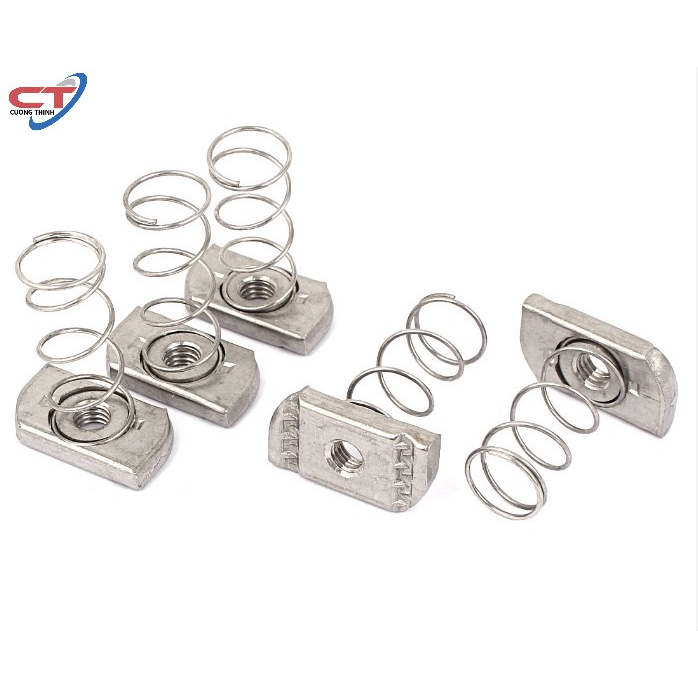 Gói 20 cái Tán Lò Xo M6 M8 M10. Chất liệu: Thép mạ