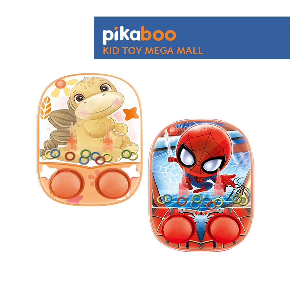 Máy game cầm tay bắn vòng nước siêu anh hùng và khủng long Pikaboo chơi sảng khoái xả stress hiệu quả chất liệu an toàn
