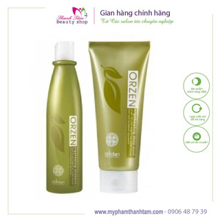 Combo Gội và mặt nạ chống rụng tóc Orzen Obsidian Hàn Quốc  { New 2024 }