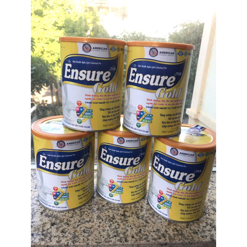 12 hộp sữa Ensure Gold dinh dưỡng dành cho người gầy yếu