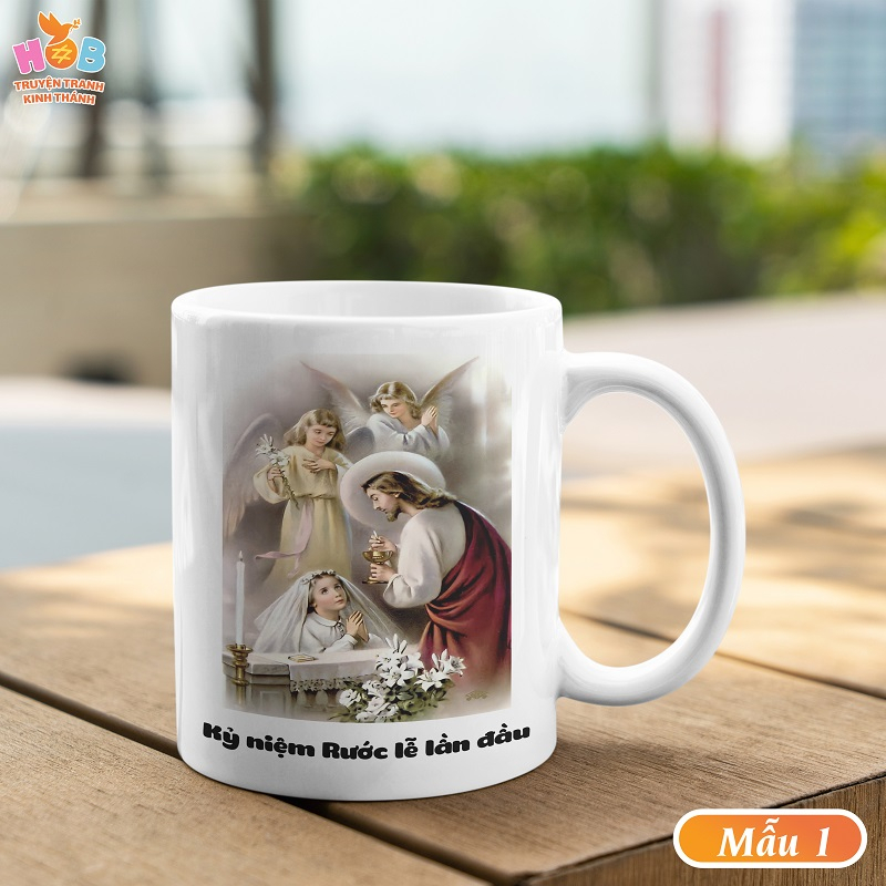 Ly sứ HoB quà tặng kỷ niệm ngày lễ rước lễ lần đầu