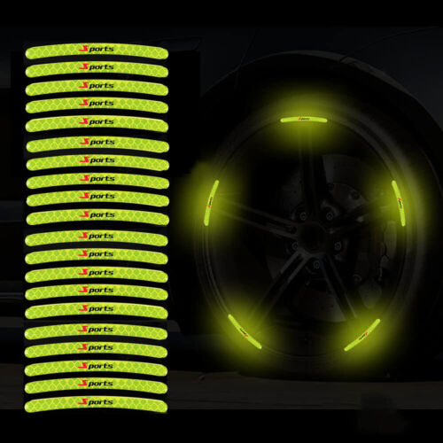 Tem sport phản quang dán lazang-vành xe oto,xe máy cực năng động by Chất