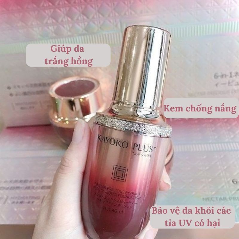 Bộ mỹ phẩm Kayoko plus đỏ 6in1 Nhật Bản giúp ngừa nám. tàn nhang, dưỡng trắng da | BigBuy360 - bigbuy360.vn