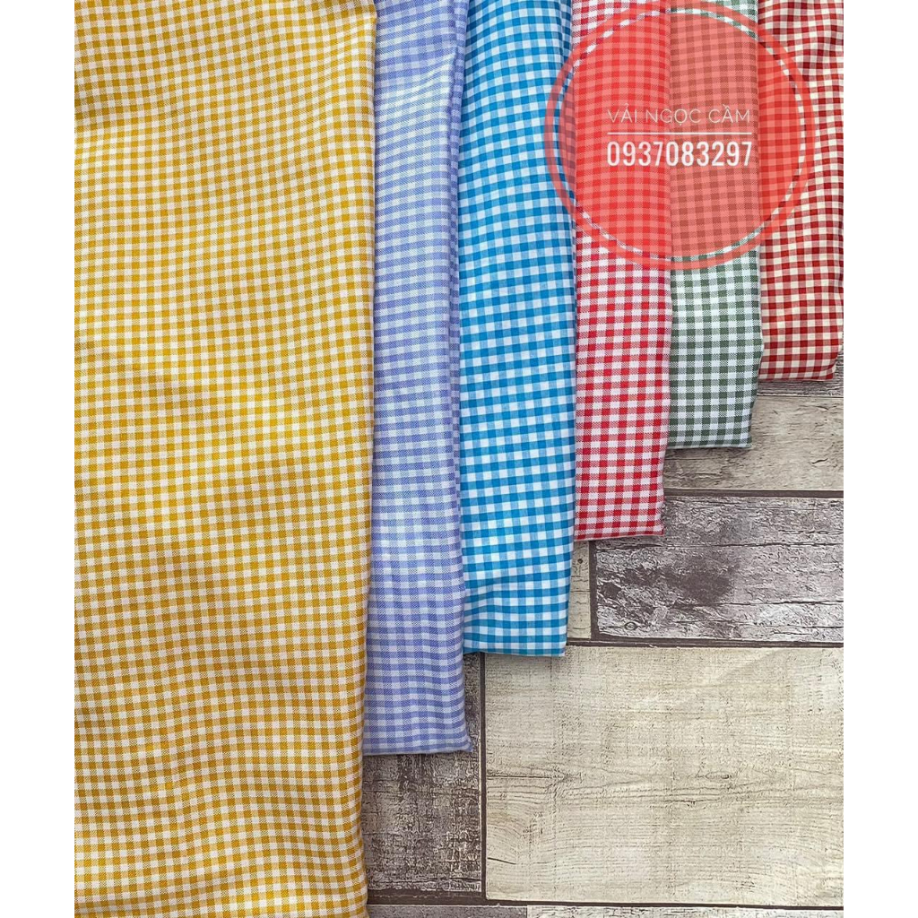 Vải kate caro - sọc