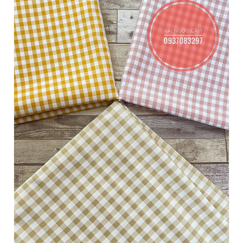 Vải kate caro - sọc