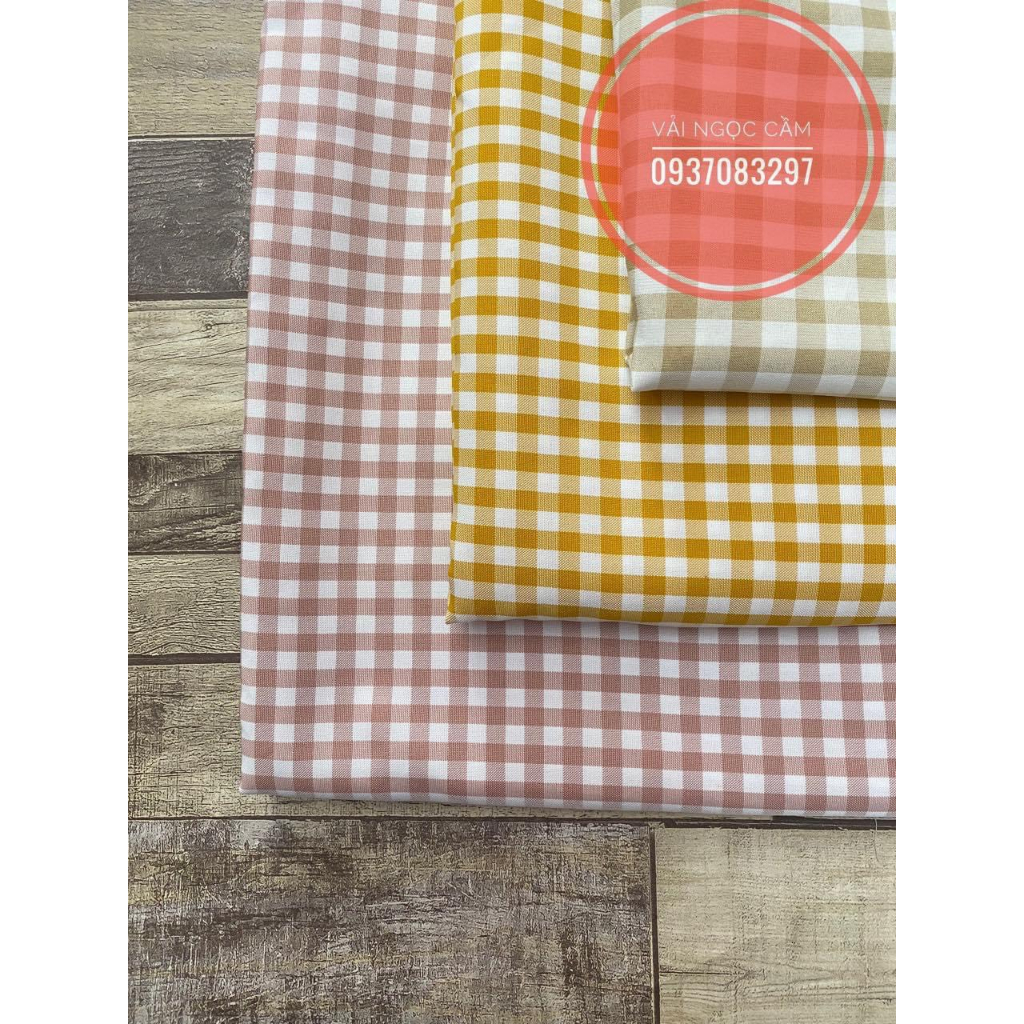 Vải kate caro - sọc