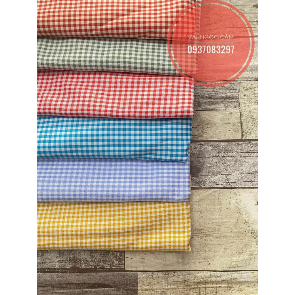 Vải kate caro - sọc