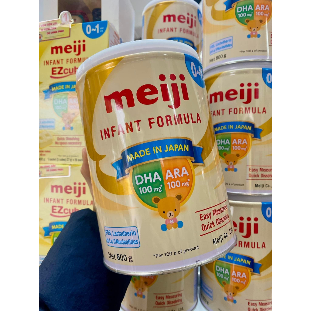 [Chính hãng] Sữa Bột Meiji Nhập Khẩu Số 0-1 và 1-3 và 3-10 800g Date dài