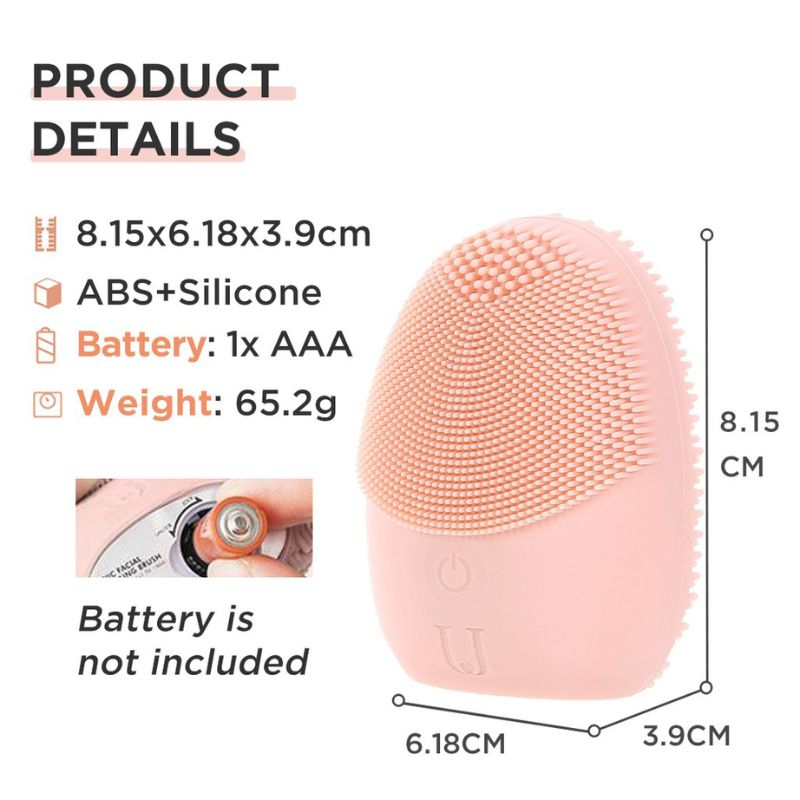 Máy rửa mặt silicone Mini.so cao cấp làm sạch sâu giúp da trắng sáng mịn màng XIAOMIMI