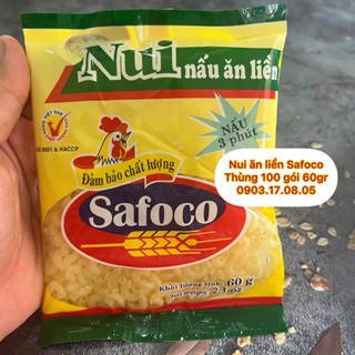 Nui ăn liền (60gr) Safoco kèm gói gia vị