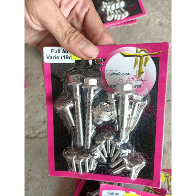 Ốc Salaya Full dàn áo các dòng xe - Inox 304 - Salaya V2