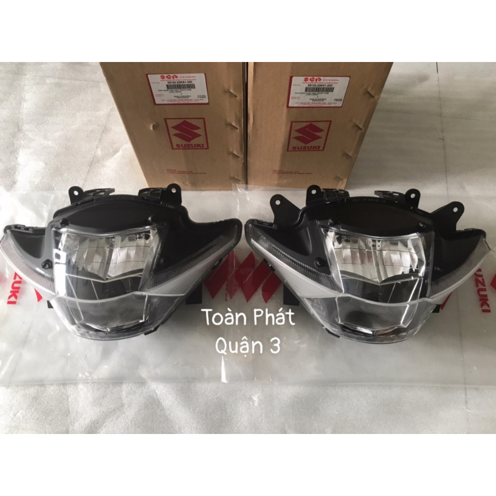 PHA ĐÈN TRƯỚC GSX - CHÓA ĐÈN GSX 150R - CHÓA ĐÈN GSX 150S - CHÍNH HÃNG SUZUKI INDONESIA