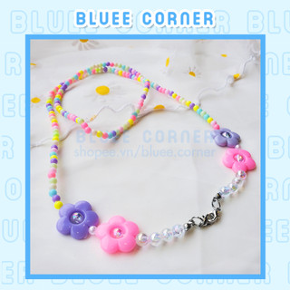 Dây đeo khẩu trang handmade charm hoa rỗng dễ thương đáng yêu - bluee corner - h4009.1