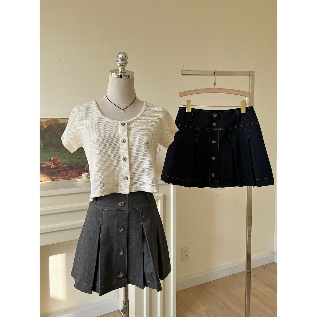 Áo thun lưới nút gỗ - Tyribee Clothing