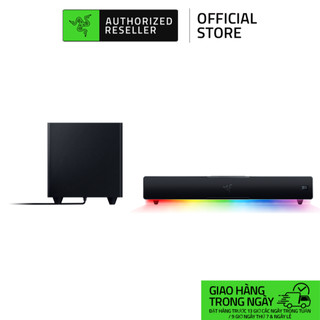Loa Razer Leviathan V2 | PC Gaming Soundbar with Subwoofer | THX Spatial Audio | Compact Design | Bluetooth
