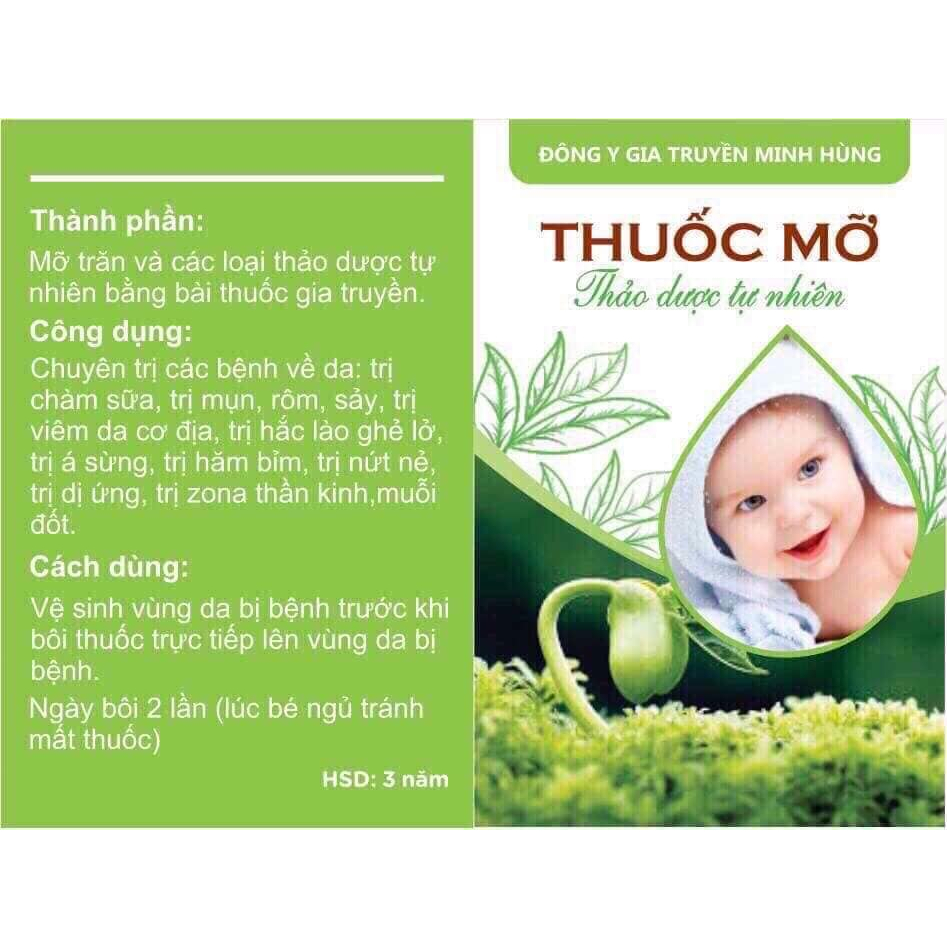 Kem Bôi Da Minh Hùng - Kem Mỡ Minh Hùng lọ 20g