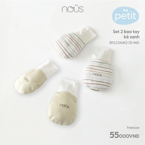 Set bao tay, bao chân, mũ Nous