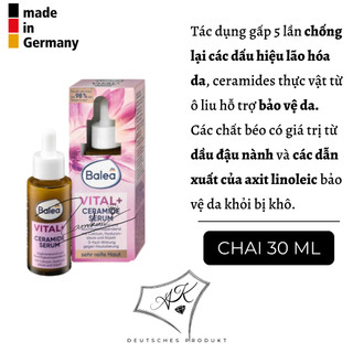 [ Hàng Đức ] Serum trắng da chống lão hóa, ngừa nếp nhăn nội địa Đức - Balea