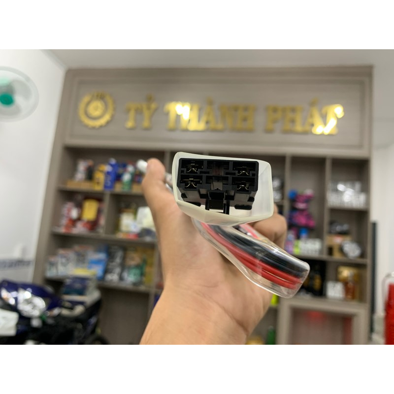 Dây chuyển sạc Novo 5 --> Ex 150 dài có Relay AV-G280