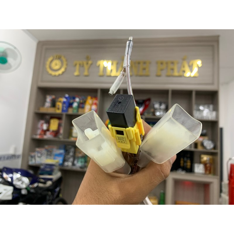 Dây chuyển sạc Novo 5 --> Ex 150 dài có Relay AV-G280