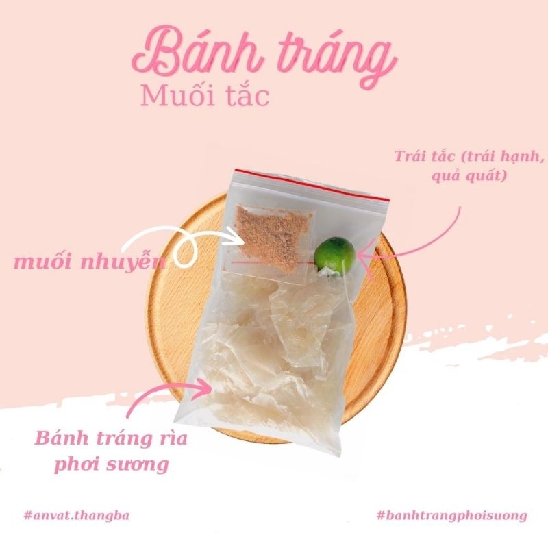 Bánh tráng muối tắc