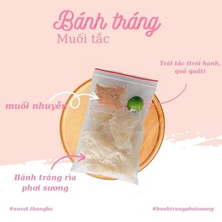 Bánh tráng muối tắc