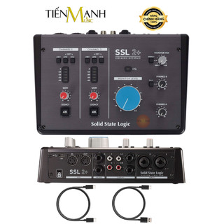 Soundcard solid state logic ssl2+ - sound card bộ thu âm thanh và livestream ssl2 usb-c audio interface