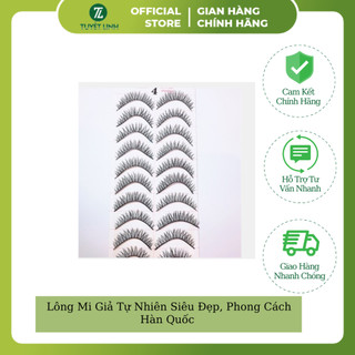 Lông Mi Giả Tự Nhiên Siêu Đẹp, Phong Cách Hàn Quốc Model 21 Eyelashes 10 Pairs