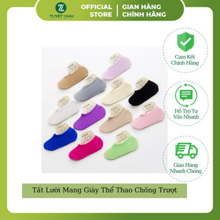Tất Lười Mang Giày Thể Thao Chống Trượt Dày Đẹp Thời Trang Phong Cách Hàn Quốc