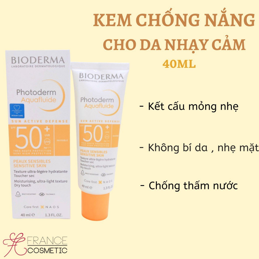 KEM CHỐNG NẮNG CHO DA NHẠY CẢM AQUAFLUIDE