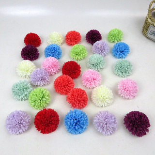 [GIÁ SỈ] 02 ĐẦU BÔNG CÚC VẠN THỌ/CÚC PINGPONG/ CÚC XÙ LỤA