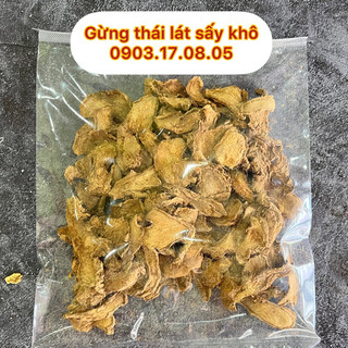 500gr-Gừng thái lát sấy khô
