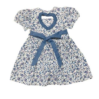 Váy thô lụa KiMi kids hoa nhí