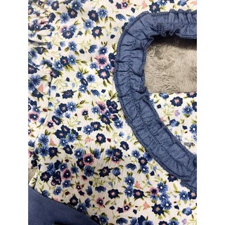 Váy thô lụa KiMi kids hoa nhí
