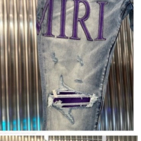 quần jean nam ống côn màu xanh kiểu rách in hoạ tiết, Quần dài jean chất vải denim cao cấp co dãn nhẹ T-FASHION 24H Ms89