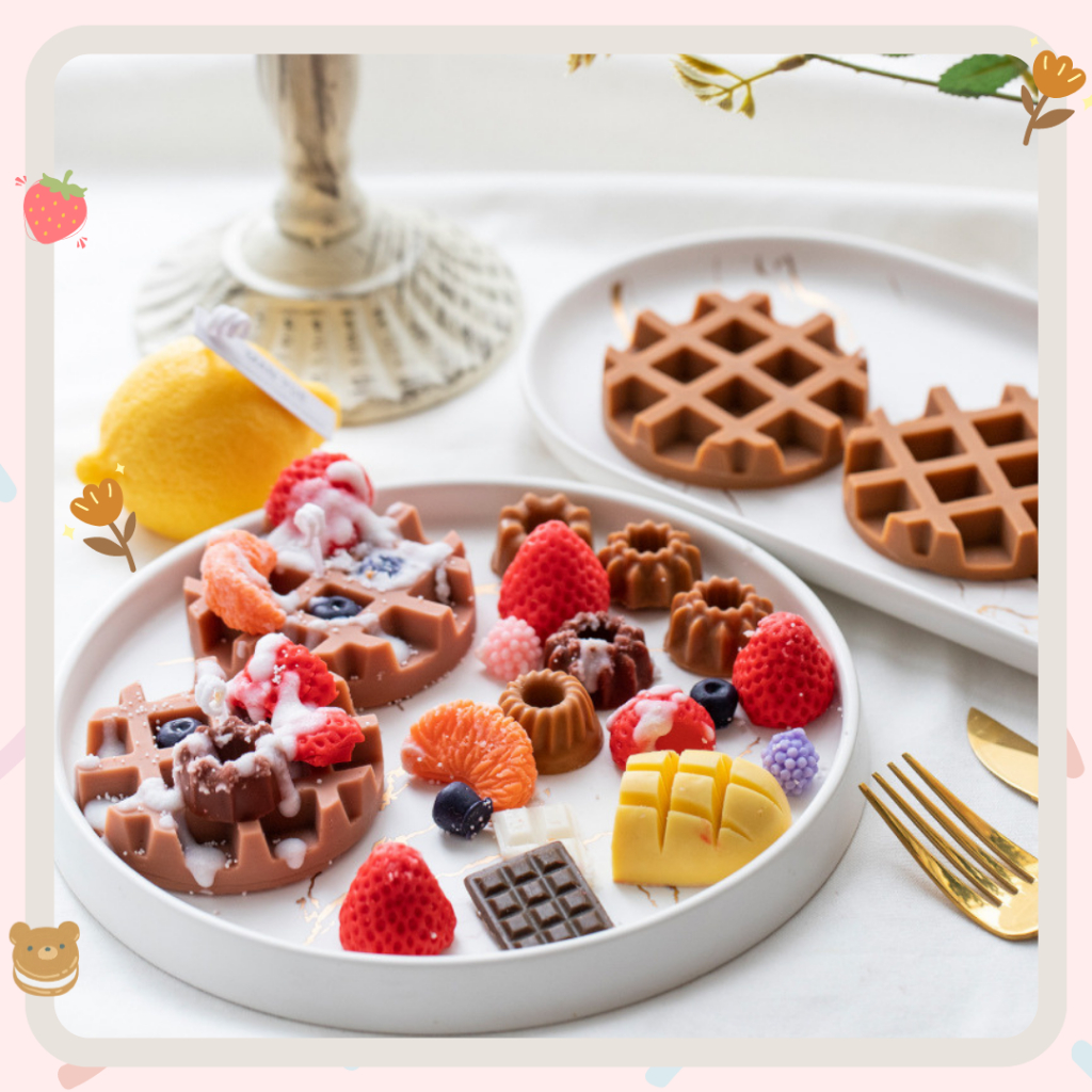 Topping Trang Trí Nến Thơm Các Hình Được Chọn Mẫu Làm Handmade