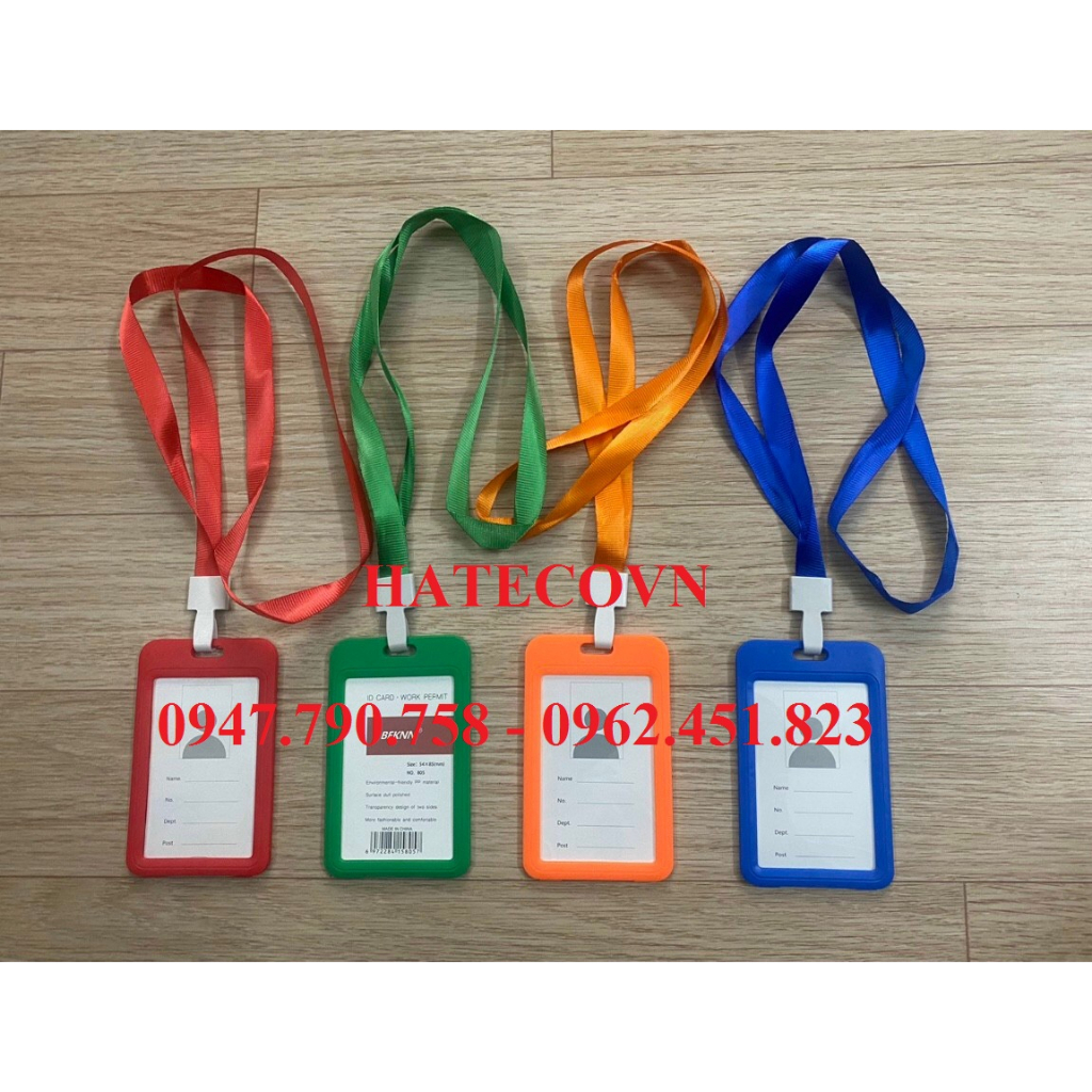 10 Chiếc bao đựng thẻ nhựa dọc 2 mặt  bảng thẻ,thẻ học sinh sinh viên,cán bộ công nhân viên CAO CẤP