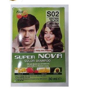 (1 gói) Dầu gội nhuộm tóc thảo dược DCASH SUPER NOVA (Thái Lan)