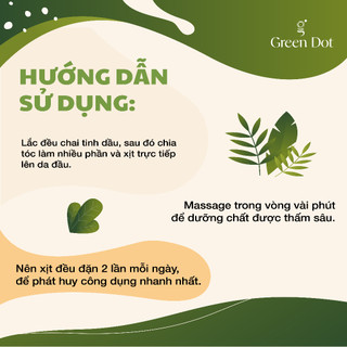 XỊT TÓC BƯỞI TRÀ XANH