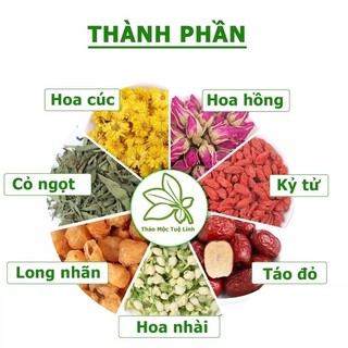 trà hoa cúc dưỡng nhan 7 vị
