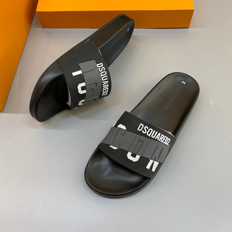 ⚡️HOT HOT⚡️Dép Nam DSQ - Dép quai ngang Fullbox cao cấp có sẵn !!