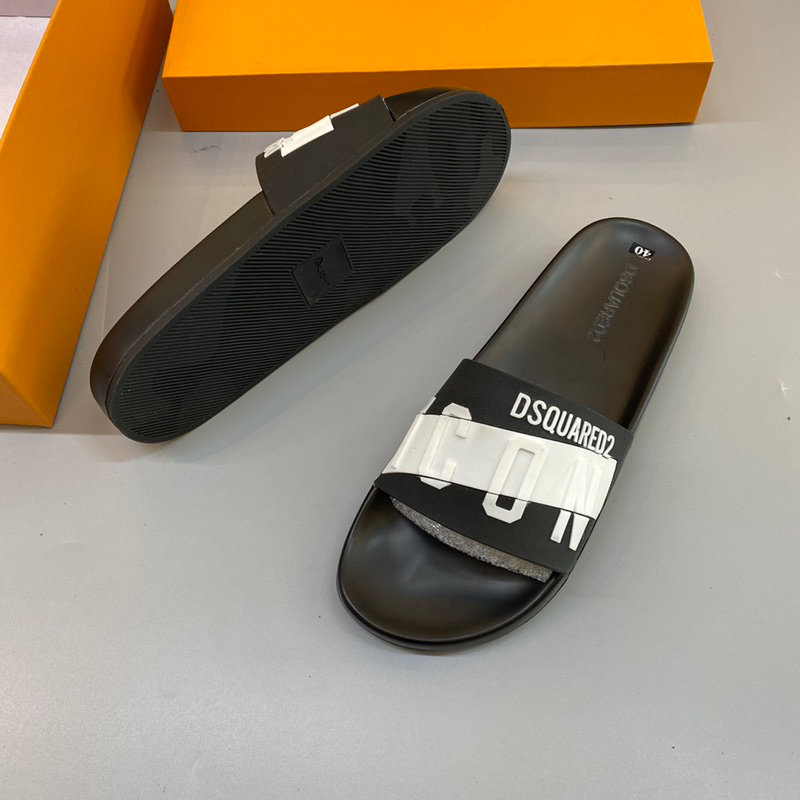 ⚡️HOT HOT⚡️Dép Nam DSQ - Dép quai ngang Fullbox cao cấp có sẵn !!