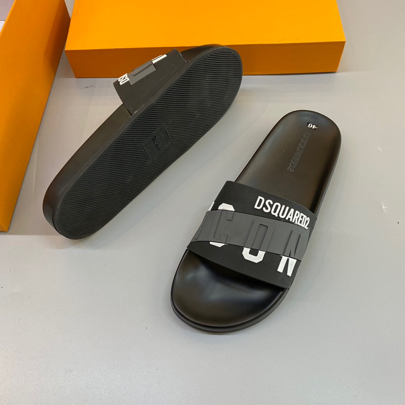 ⚡️HOT HOT⚡️Dép Nam DSQ - Dép quai ngang Fullbox cao cấp có sẵn !!