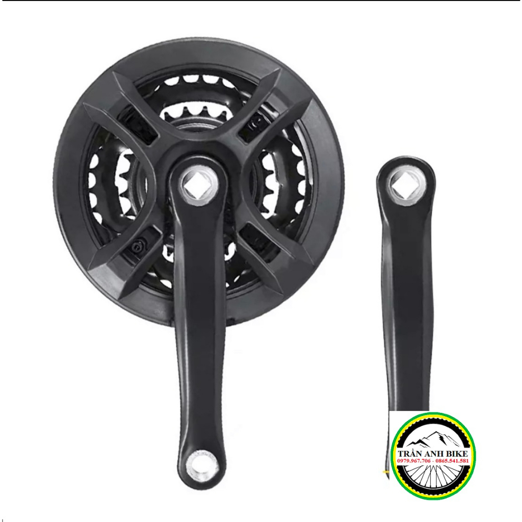 Đùi đĩa (Giò dĩa) xe đạp 24-34-42T