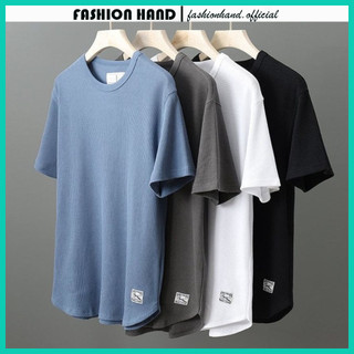 Áo phông nam tay ngắn cổ tròn chất vải cotton co giãn 4 chiều mặc cực mát - Fashion Hand